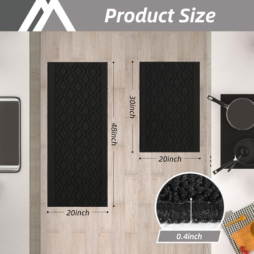 COSY HOMEER 48x20Inch/30X20Inch Kitchen Rug Mats - Image 6