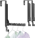 2 Pack Over The Door Hanger Folding Clothes Drying Rack, Folding Hanging Coat by BAKON