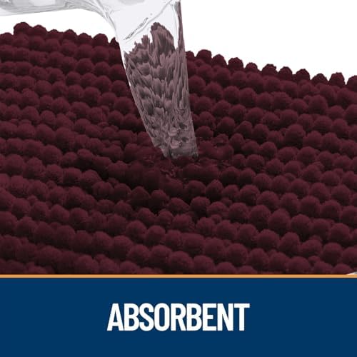 OLANLY Dog Door Mat for Muddy Paws 36x24, Extra Absorbent Chenille Mud Mat - Image 4