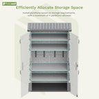Patiowell Shelf of 26/50 Cu Ft Outdoor Storage Cabinet, 2 Shelves - Image 5