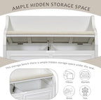 Knocbel Rustic Entry Storage Bench - Image 6