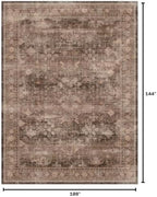 Hazo Haus Brown 9x12 Living Room Rug - Image 2