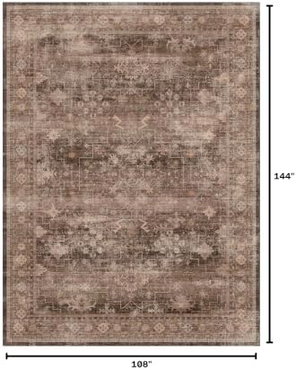 Hazo Haus Brown 9x12 Living Room Rug - Image 2