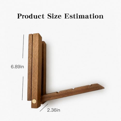 2 Pack Wall Mounted Drying Rack, Laundry Drying Rack, Foldable Wooden Wall - Image 2