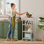 Golpart Small Shelves Storage Wire Metal Adjustable Shelf Unit - Image 2