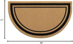 OLANLY Half Circle Door Mat 30x17, Low Profile Doormat - Image 3