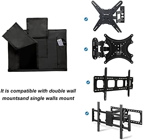 iBirdie Outdoor TV Cover 48 to 50 inch Weatherproof and Waterproof - Image 4