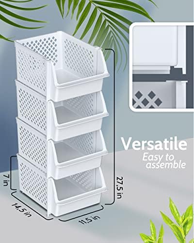 Skywin Stackable Storage Bins Open Front - Image 3