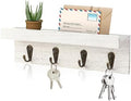 Key Holder Wall Mount, Farmhouse Wall Shelf by Hronrad