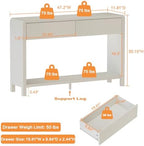 FATORRI Entryway Console Table - Image 3