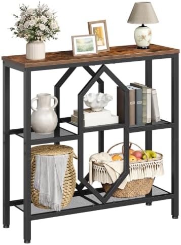 HOOBRO Console Table, Narrow Entryway Table, Behind Couch Table by HOOBRO