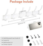 Optish Coat Rack Wall Mount, Coat Hook Wall Mount, Wall Hooks - Image 2