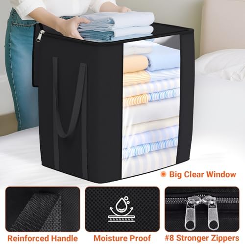 TasticTotes 120L Extra Large Blanket Clothes Storage Bags, 2 Pack - Image 4