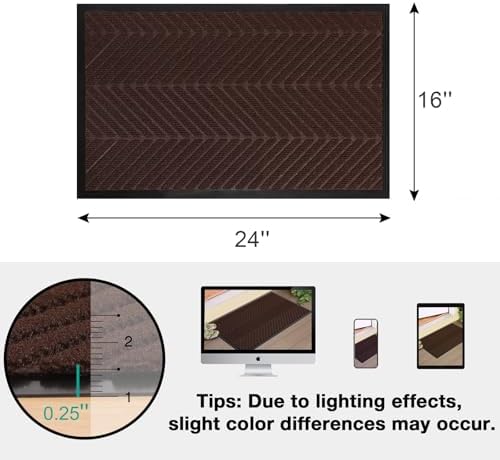 16"x24" Front Door Mat Indoor Outdoor, Welcome Doormat - Image 2