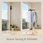 Beaudaily Clothes Drying Rack, Foldable Laundry Drying Rack, Indoor 59-Inch - Image 3