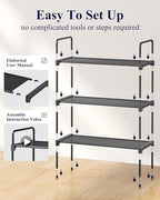 Kitsure Shoe Rack for Closet, Shoe Storage, 27.6" Wide - Image 6