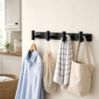 Wall Mounted Coat Rack-4 Hooks, Heavy Duty Stainless Steel Wall Hooks - Image 3