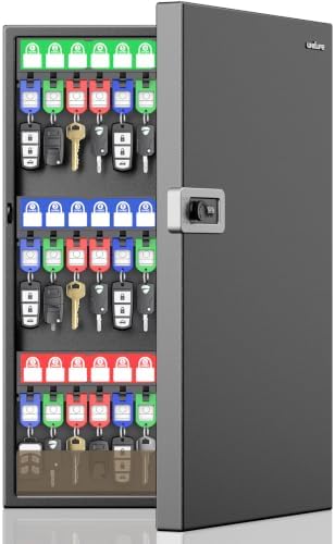 Uniclife Key Lock Box with Code, 72 Keys Capacity by UnicLife