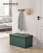 SONGMICS 30 Inches Folding Storage Ottoman Bench, Load 660 lb - Image 2