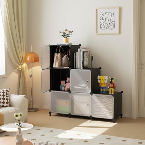 6Cube Storage Organizer Modular Stackable - Image 2
