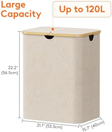 Lifewit 120L Large Laundry Basket - Image 4