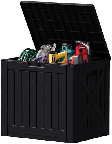 Devoko 40 Gallon Deck Box Lockable Outdoor Storage Box Waterproof by DEVOKO