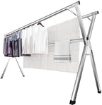 JAUREE 63 Inches Clothes Drying Rack, Drying Rack Clothing Folding Indoor by JAUREE
