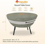 Round Patio Table Cover, Suitable - Image 2