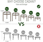 CADANI 5-Pack Metal Plant Stands - Image 3