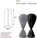 Electric Fan Dust Cover 420D Heavy Duty Standing Round Fan Cover Washable All - Image 3