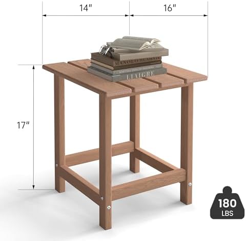 Kromax Outdoor Side Table, Small Outdoor Table - Image 3