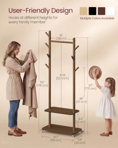 VASAGLE Freestanding Coat Rack - Image 6