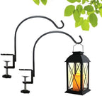 Short Deck Hook 2 Pack Bird Feeder Pole by Silintion