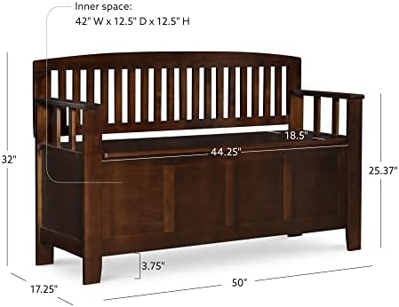 Linon Home Dcor Linon Home Decor Cynthia Storage Bench - Image 3