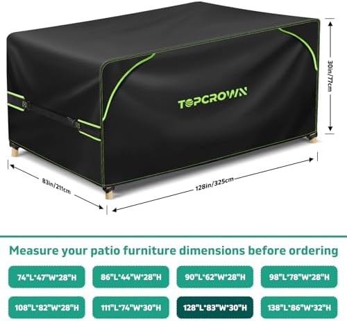 Topcrown Patio Furniture Covers Waterproof - Image 2