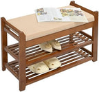 PETKABOO Shoe Rack Bench with Cushion, Shoe Rack - Image 3