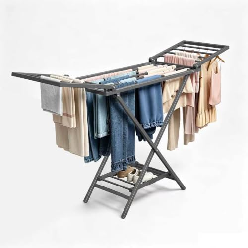 Clothes Drying Rack Heavy Duty, Foldable Laundry Dryer Stand by Unknown