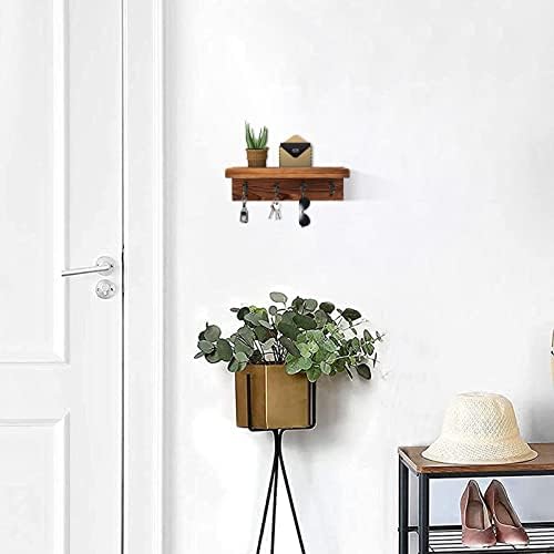 Key Holder Wall Mount, Farmhouse Wall Shelf - Image 5