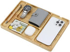 Buqoo Rubberwood Valet Tray for Men by Buqoo