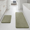 HUXMEYSON Bathroom Rugs Sets 2 Piece, Non-Slip & Quick Dry Bath Mat Set by HUXMEYSON