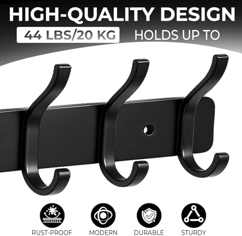 Wall Mount Coat Rack 1 Pack - Image 3