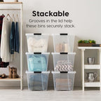 IRIS USA 6-Pack 54 Quart Storage Bins - Image 2