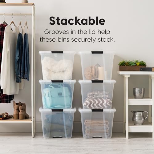IRIS USA 6-Pack 54 Quart Storage Bins - Image 2