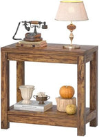Besiost Farmhouse End Table, Slim End Table by Besiost