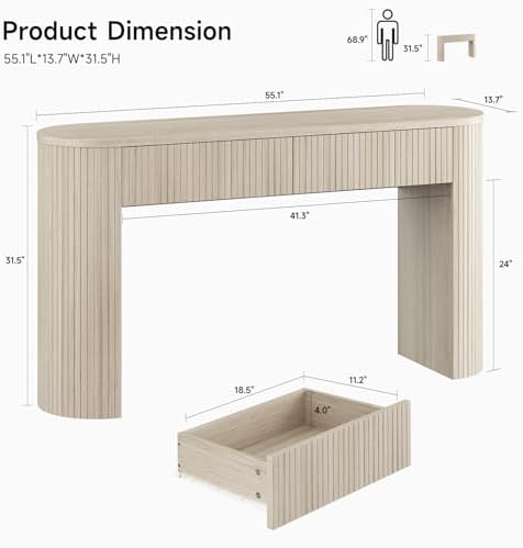 ONBRILL 55 Inch Console Table - Image 2