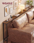 VASAGLE 78.8" Console Table, Narrow Behind Couch Table - Image 2