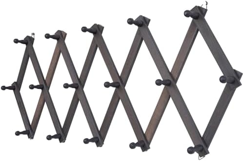 SCUNDA Rustic Wall Mounted Hat Rack by SCUNDAHOME