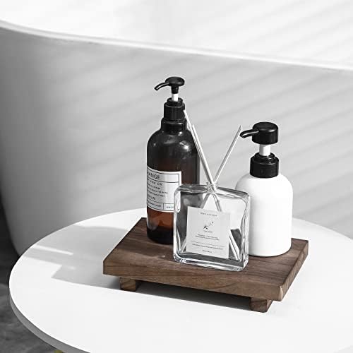 Wood Bathroom Tray Farmhouse Decor Kitchen Soap Holder - Image 2