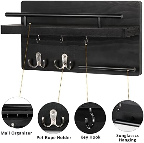 Wooden Wall Mounted Key Holder for Wall - Image 3