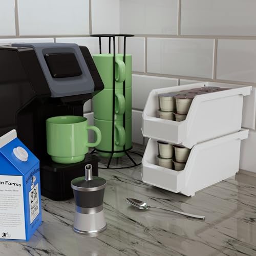 ReadySpace Medium Stackable Plastic Storage Bins - Image 5